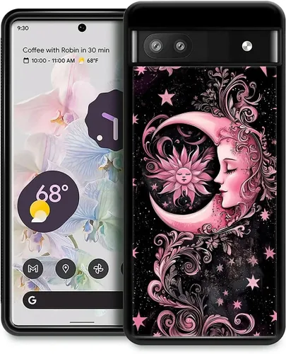 Vista 80 de Compatible con Google Pixel 4A 5G Mobile Case Creative Acrylic Back Panel Silicona Edge Case Slim Protección Especialmente para Google Pixel 4A 5G