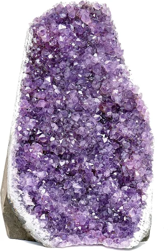 Vista 11 de Geoda de cristal de amatista de 0.5 a 1 libra de Uruguay – 2.5" a 4" de altura, piedra natural de racimo de amatista grande – cristales y piedras
