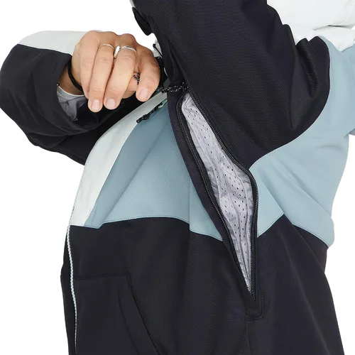 Vista 6 de Volcom Rossland - Chaqueta con capucha para mujer con aislamiento para snowboard y esquí