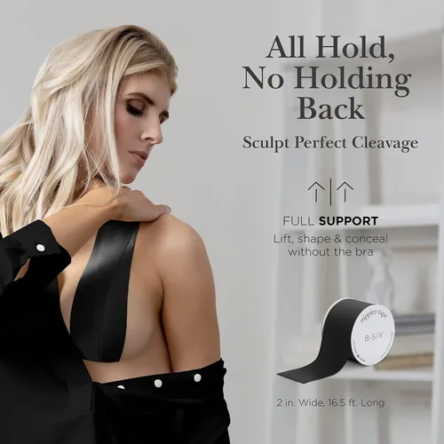 Vista 2 de Nippies Breast Lift Tape - 2-inch Wide Adhesive Fashion Tape For Skin and Body, Invisible Under Clothing