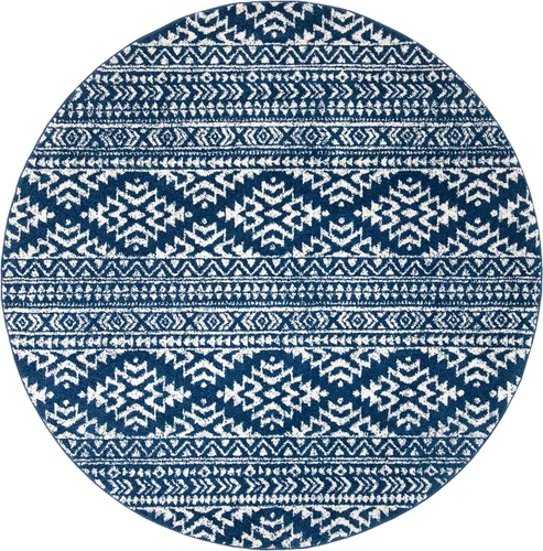 Vista 12 de SAFAVIEH Tapete decorativo de la colección Tulum de 2 x 3 pies, color negro y marfil, diseño tribal bohemio marroquí, no desprende pelo y es