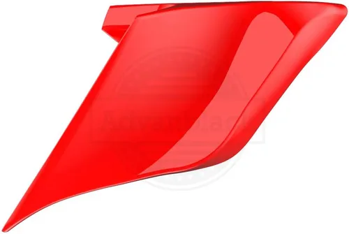 Vista 7 de Cubiertas laterales Harley Big Blue Pearl, cubiertas laterales estiradas, paneles laterales extendidos para Harley Touring 2009, 2010, 2011, 2012