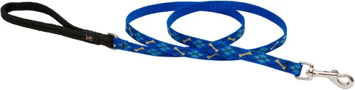 Vista 5 de LupinePet Originals - Correa acolchada de 1/2 pulgada para perros pequeños con asa acolchada de 6 pies
