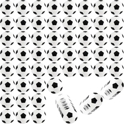 Vista 8 de Xeehwb 30 piezas de bolas rebotantes, bolas de fútbol rebotantes, bola de fútbol de goma de alto rebote para alivio del estrés, paquetes de favores