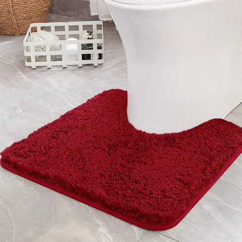 Vista 40 de MIULEE Alfombras de baño negras, suaves y pequeñas, absorbentes, antideslizantes, de secado rápido, esponjosas, para baño, bañera y duchas, lavables