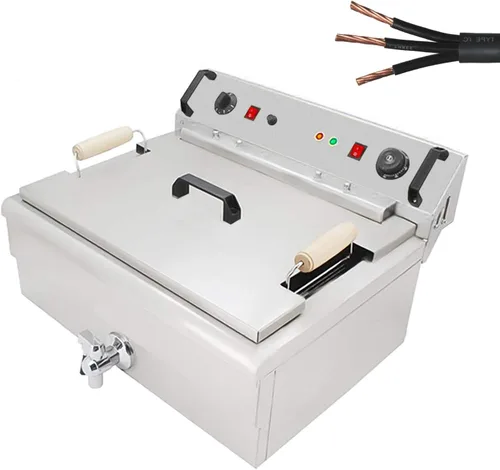 Vista 4 de ALDKitchen Máquina para hacer churros Fabricante español de donas Control manual (Churro Maker con freidora)