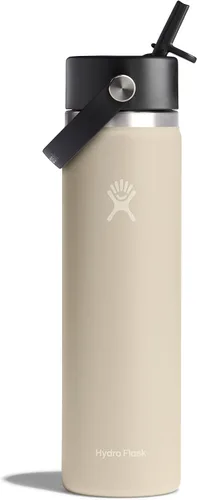 Vista 33 de Hydro Flask Botella de agua – Acero inoxidable aislado – Tapa flexible con popote de boca ancha, antiderrames, a prueba de fugas y recargable