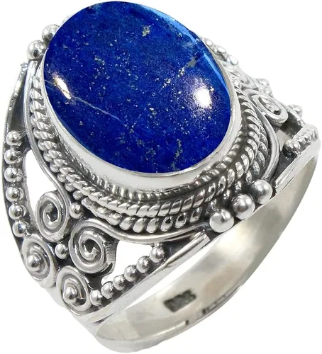Vista 11 de Anillo de Plata Esterlina 925 para Mujeres con Piedra Preciosa Natural, Anillo de Compromiso de Plata Esterlina, Piedra Natal de Junio con Engaste