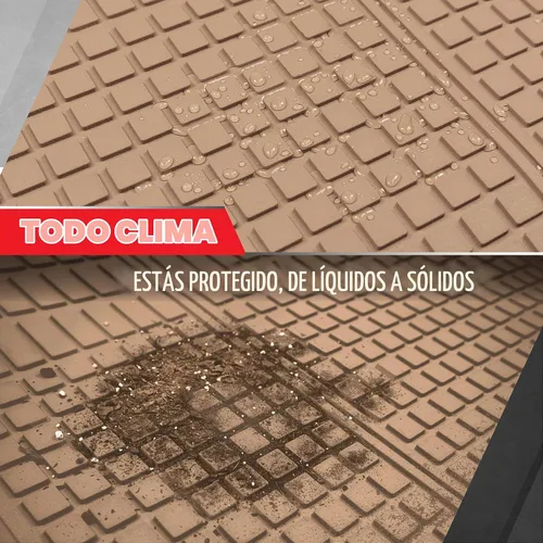 Vista 5 de Motor Trend FlexTough - Tapete de carga trasero, recortable, de alta resistencia para maletero, forro universal de carga trasera, flexible, tapetes