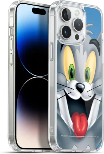 Vista 110 de Head Case Designs Funda de gel de cara completa con licencia oficial de Tom y Jerry Jerry [protección de grado militar] compatible con Apple iPhone
