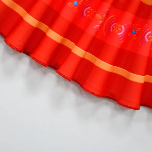Vista 3 de yonvary Encanto - Traje de baño Isabela Mirabel Cosplay para niños, traje de baño Pepa para niñas, traje de baño de princesa con volantes