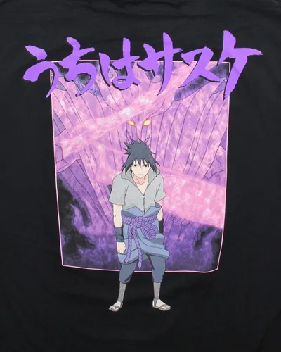Vista 4 de Seven Times Six Naruto Shippuden Naruto Against 9-Tail Beast Kurama Anime Camiseta para hombre
