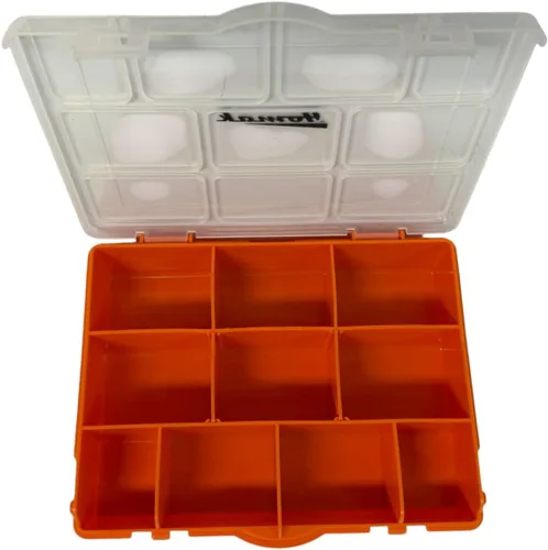 Vista 8 de Homak 6-1/4 pulgadas x 8 pulgadas caja de almacenamiento de plástico, corto, HA01086175