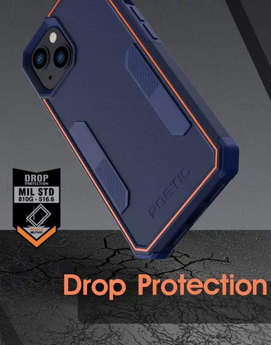 Vista 4 de Poetic Neon Series - Funda diseñada para iPhone 13 Mini, doble capa, resistente, resistente, ligera, delgada, a prueba de golpes, funda protectora