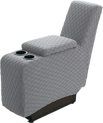 Vista 20 de Funda elástica para silla reclinable, 8 piezas de 1, 2, 3 plazas, funda para sillón reclinable con bolsillo y protector de muebles