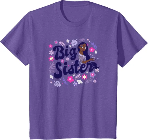 Vista 56 de Disney Encanto Isabela Madrigal Big Sister - Camiseta floral, gris, S Asfalto