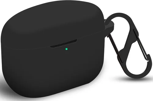 Vista 2 de Funda compatible con Sony WF-1000XM5, funda protectora de silicona para auriculares inalámbricos Sony XM5, LED frontal visible (negro)
