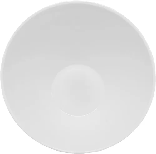 Vista 6 de G.E.T. B-792-W - Cuenco en ángulo para servir en cascada para ensaladas, arroz y postre, 24 onzas / 9.25 pulgadas, color blanco