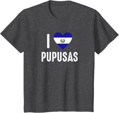 Vista 26 de Camiseta I Love Pupusa from El Salvador