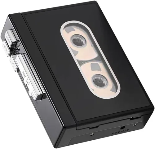 Vista 3 de Reproductor de casete retro convertidor USB directo para grabación mp3