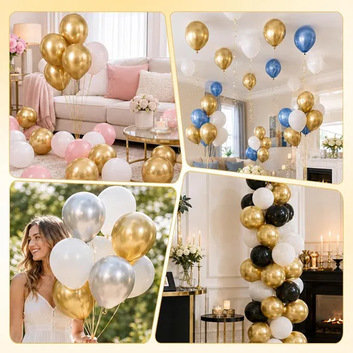 Vista 330 de Globos negros