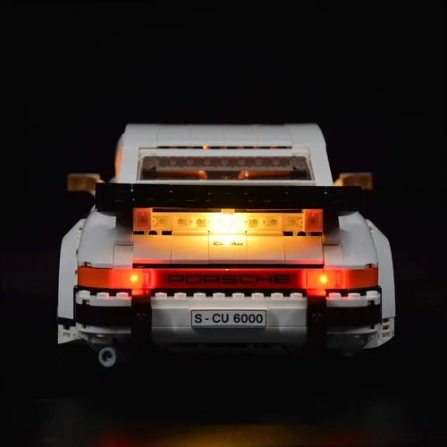 Vista 2 de Kyglaring Juego de iluminación LED para (kit de construcción Porsche 911) - Kit de luces compatible con el modelo de bloques de construcción Lego