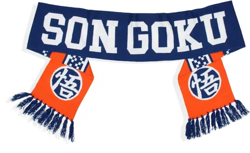 Vista 2 de Dragon Ball Z Anime Son Goku - Bufanda de punto, Azul