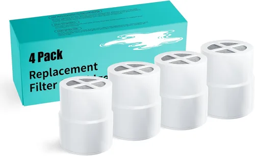 Vista 8 de Paquete de 3 filtros de repuesto para cabezal de ducha JOLIE, compatible con cartucho de filtro de ducha JOLIE, reduce el cloro, metales pesados e