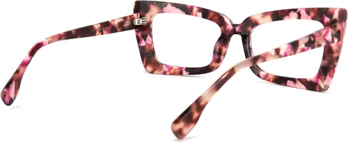 Vista 8 de Zeelool Newell VFP0236 - Lentes rectangulares retro con bloqueo de luz azul para mujer