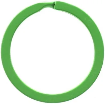 Vista 9 de 10 unids 1.181 in redondo DIY metal llavero anillo dividido unisex llavero joyería fabricación accesorios Findngs, Verde militar