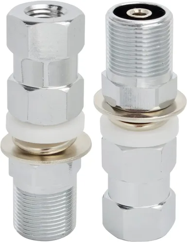 Vista 7 de HYS Paquete de 2 soportes de perno UHF SO-239 – orificio de montaje universal de 1/2 pulgada – rosca UNF 3/8-24 – fácil de instalar para antenas