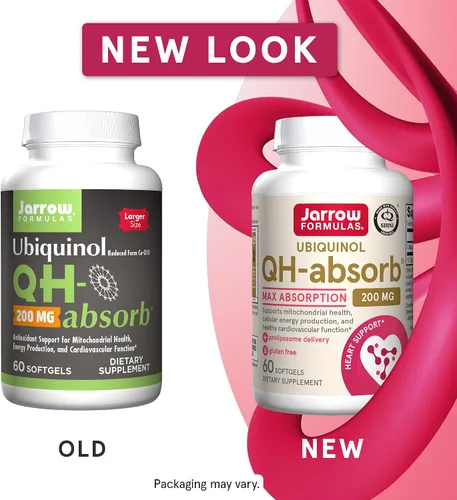 Vista 3 de Jarrow Formulas QH-Absorb - Antioxidante Co-Q10 de alta absorción de 200 mg, 60 porciones y equilibrio de zinc de 15 mg-100 porciones, incluye