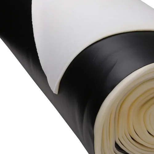 Vista 3 de 1/4" espuma respaldada espuma de vinilo marino tela de tapicería negro muestra 3" x 3" barco auto