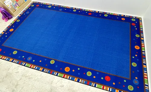 Vista 2 de KidCarpet.com ABC Dots - Alfombra escolar, rectangular de 4 x 6 pies