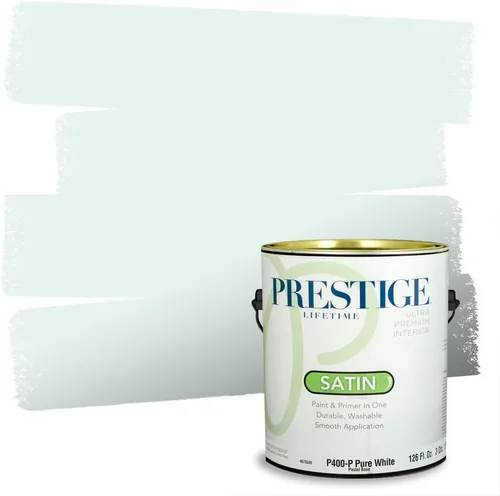 Vista 225 de PRESTIGE Pintura interior e imprimación en uno, salpicaduras acuosas, cáscara de huevo, 1 galón