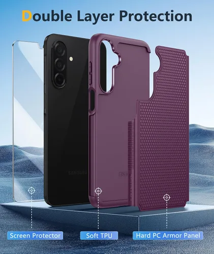 Vista 294 de FNTCASE Funda para iPhone 17 Pro: Fundas delgadas translúcidas de color azul claro compatibles con MagSafe, protección completa de la cámara