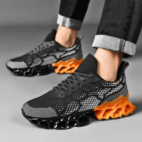 Vista 3 de Men Sport Trail Running Athletic Blade Sneakers Walking Shoes Tennis Shoes
