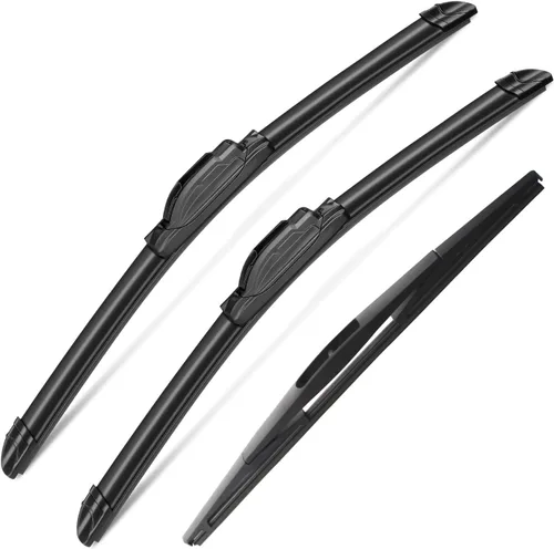 Vista 10 de 3 limpiaparabrisas para Jeep Wangler 2007-2017, Jeep Wrangler JK 2008-2018, equipo original de alta calidad para todo tipo de clima, 15 pulgadas, 15