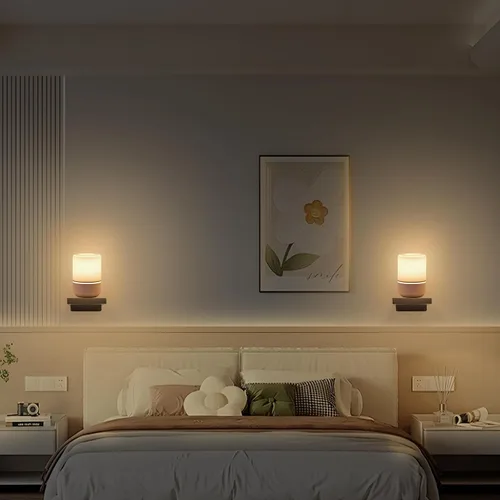 Vista 6 de Estante pequeño de pared, mini estantes flotantes para pared de 4 pulgadas, juego de 4, estante de decoración de exhibición para dormitorio, baño