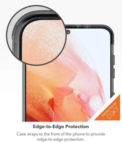 Vista 5 de Gear4 ZAGG - Funda ligera y elegante, con protección superior, inferior y esquinas con D3O, para Samsung Galaxy S21 Ultra 5G, color humo (702007328)