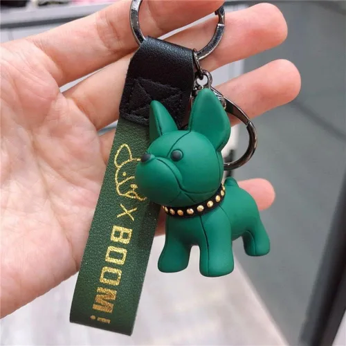 Vista 2 de PawsFourLove Cute French Bulldog Keychain - French Bulldog Gifts for Women Frenchie Lovers