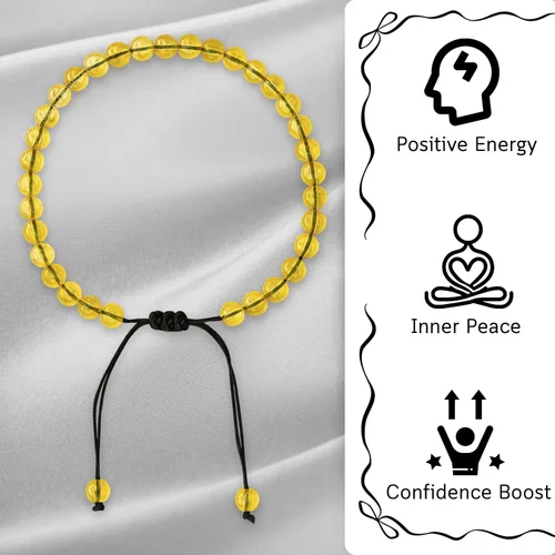 Vista 240 de Amazing Gemstone Crystal Anklet Ankle Bracelets for Women - Waterproof Beaded Healing Crystal Anklets, Plus Size Chakra Gemstone Bead Anklet