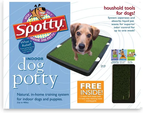 Vista 2 de Spotty Almohadilla para orinal interior, entrenamiento en casa, cachorro, perro, césped artificial, alfombra para orinar