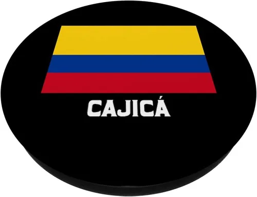 Vista 2 de Cajica Colombia Emblema Escudo Bandera Escudo Bandera PopSockets intercambiables PopGrip