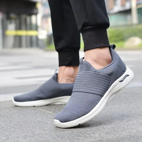 Vista 6 de TIOSEBON Mocasines ligeros sin cordones para hombre, cómodos tenis