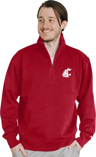 Vista 9 de Blue 84 Sudadera con cremallera de un cuarto para hombre de la NCAA