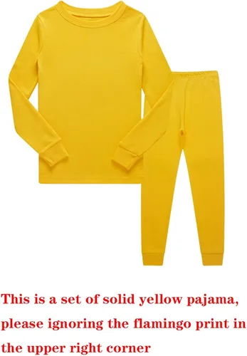 Vista 2 de Family Feeling Conjunto de pijamas para niños pequeños, 100% algodón, pijamas para niños pequeños