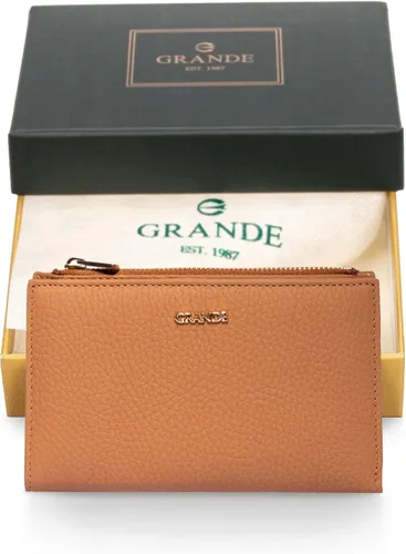 Vista 47 de Grande -2804 Cartera para mujer, Naranja, Minimalista