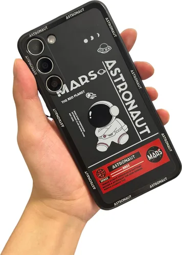Vista 27 de Yonds Queen para Samsung Galaxy S21 Funda Linda, Cubierta de Parachoques Elegante con Diseño de Astronauta de Dibujos Animados, Espacio, Luna
