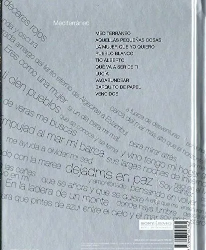 Vista 7 de Serrat Palabras Hechas Canciones Mediterráneo Volumen 1 Colección el País - Libro Disco